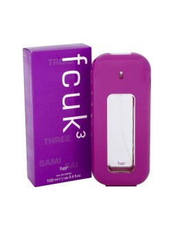 FCUK 3 HER EAU DE TOILETTE 100ML VAPORIZADOR Donna