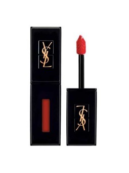 YSL Vernis Lvres Vinyl Cream Rossetto 416Psychedelic Chili Yves Saint Laurent www.essenzetotalstyle.com 