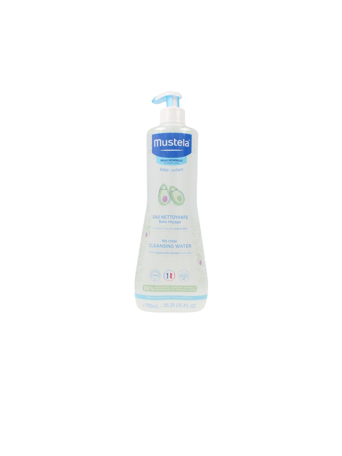 Mustela BAMBINO ACQUA PULIZIA 750ml unisex 750ml