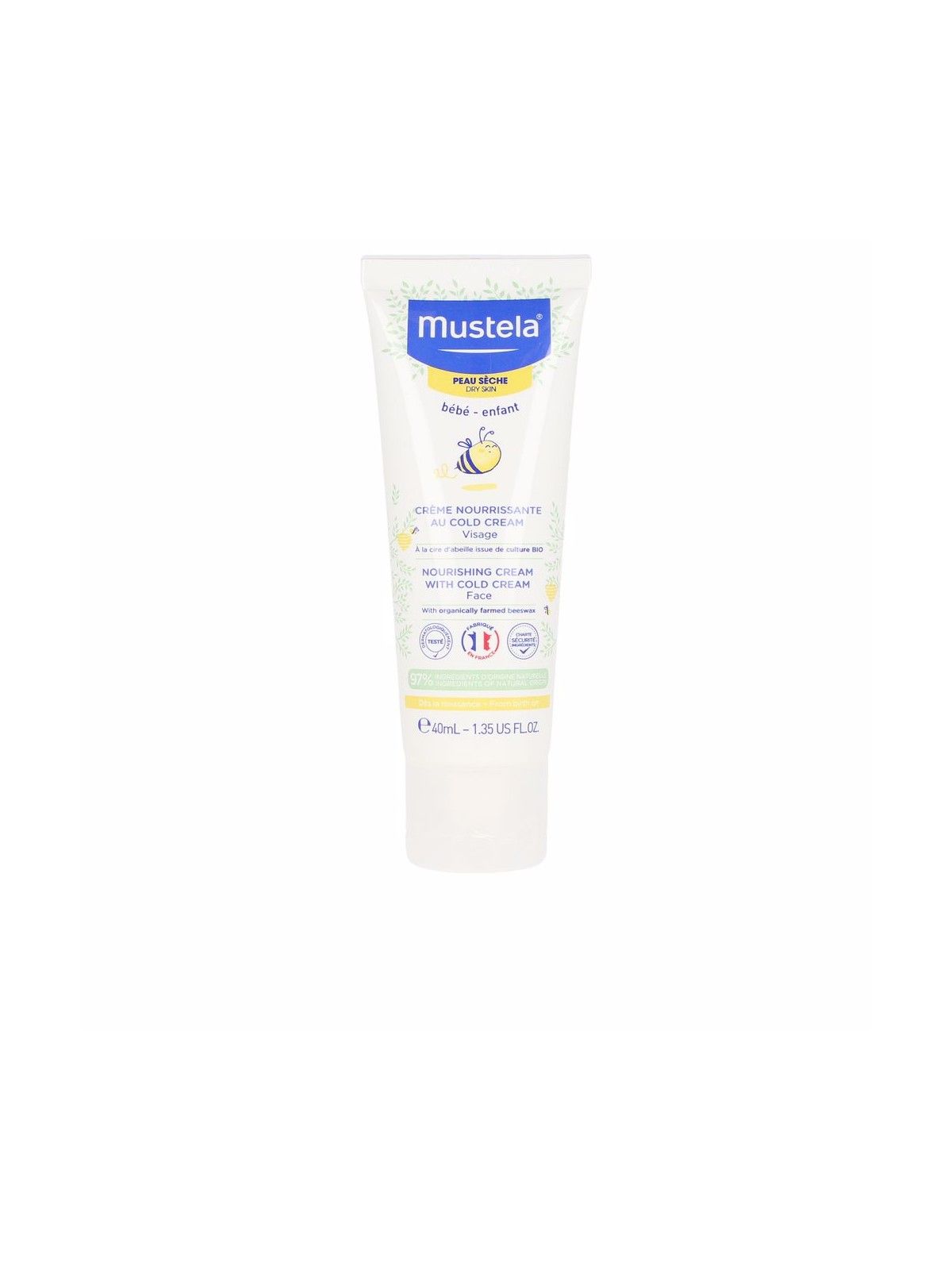 Mustela BEBBAMBINO crema viso nutriente al cold cream 40ml