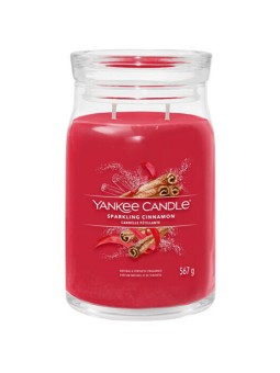 Yankee Candle Candela Profumata alla Cannella Scintillante