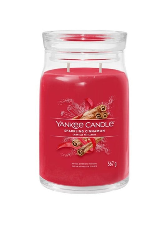 Yankee Candle Candela Profumata alla Cannella Scintillante