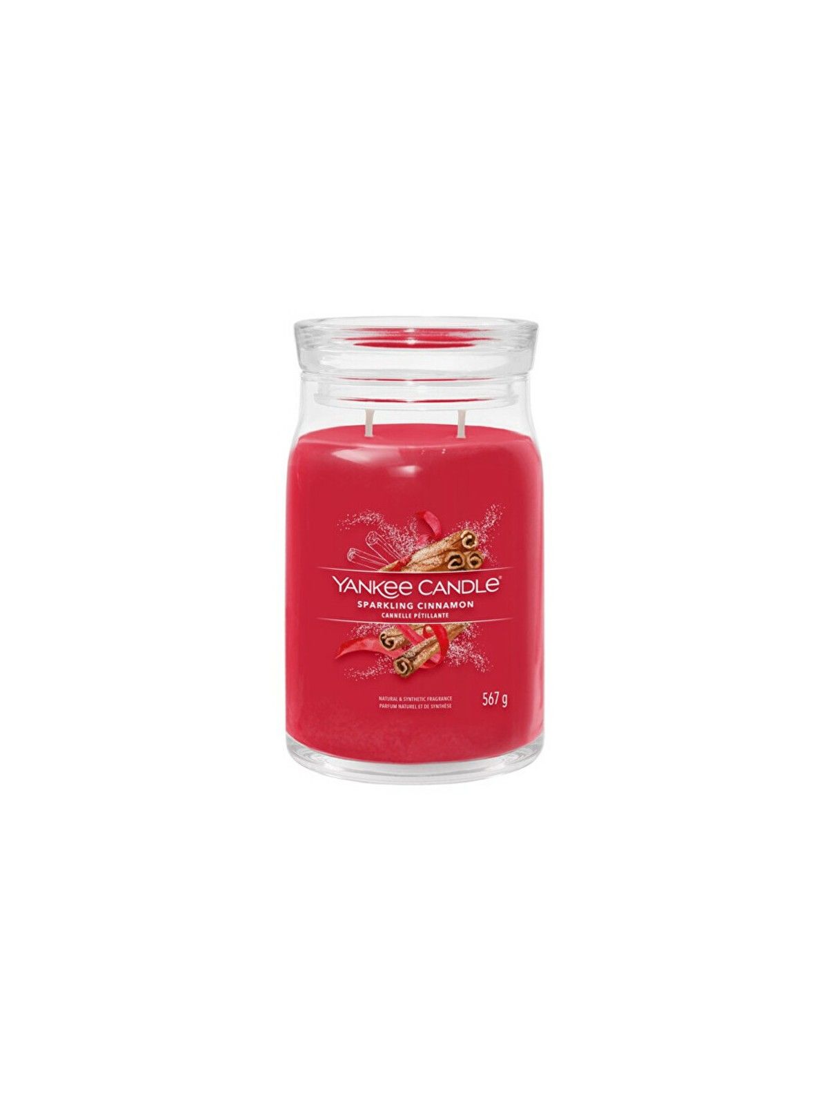 Yankee Candle Candela Profumata alla Cannella Scintillante