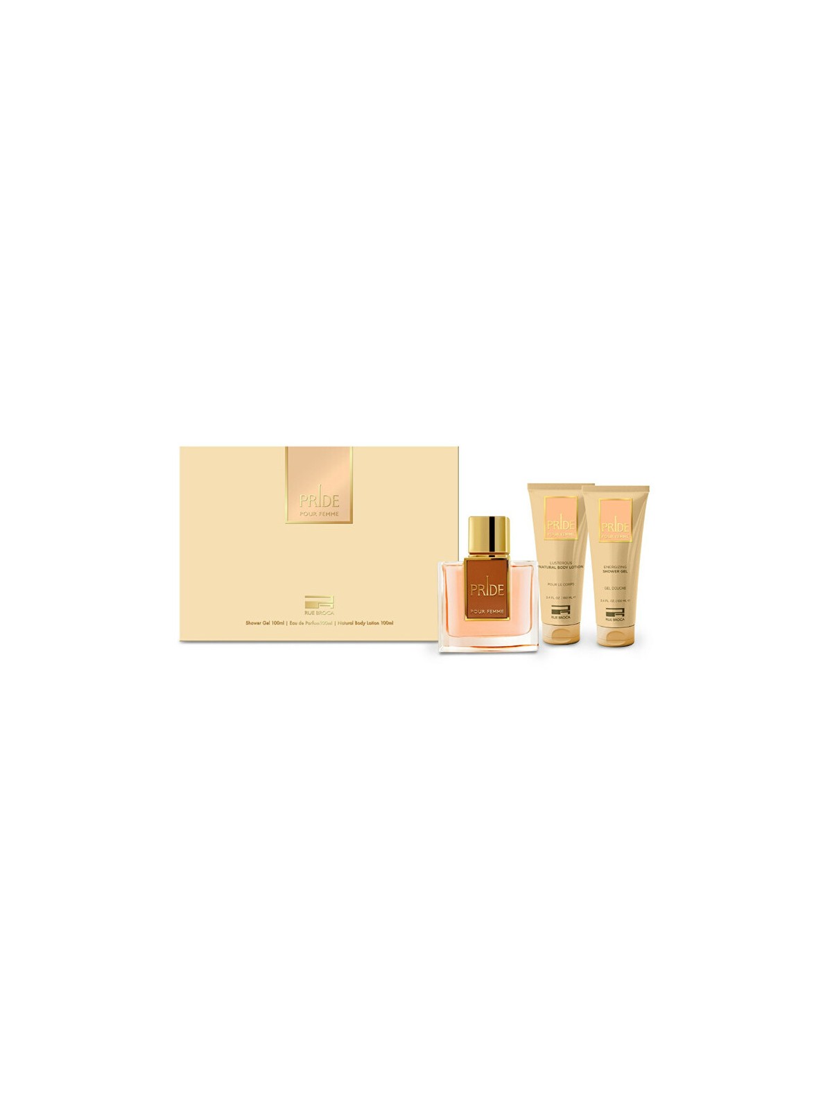 Rue Broca Pride Femme Gift set eau de parfum 100 ml shower gel