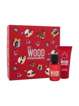 Dsquared2 Red Wood Drkov sada eau de toilette 30 ml a tlov mlko
