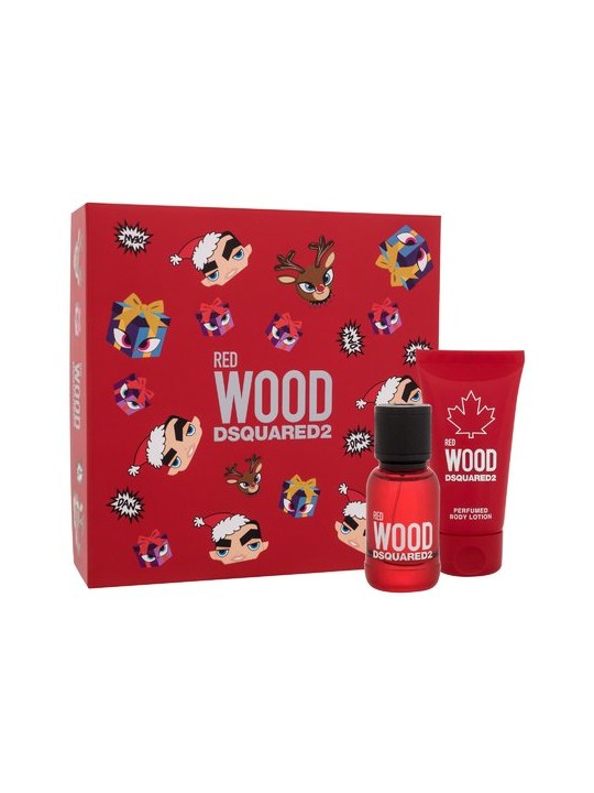 Dsquared2 Red Wood Drkov sada eau de toilette 30 ml a tlov mlko