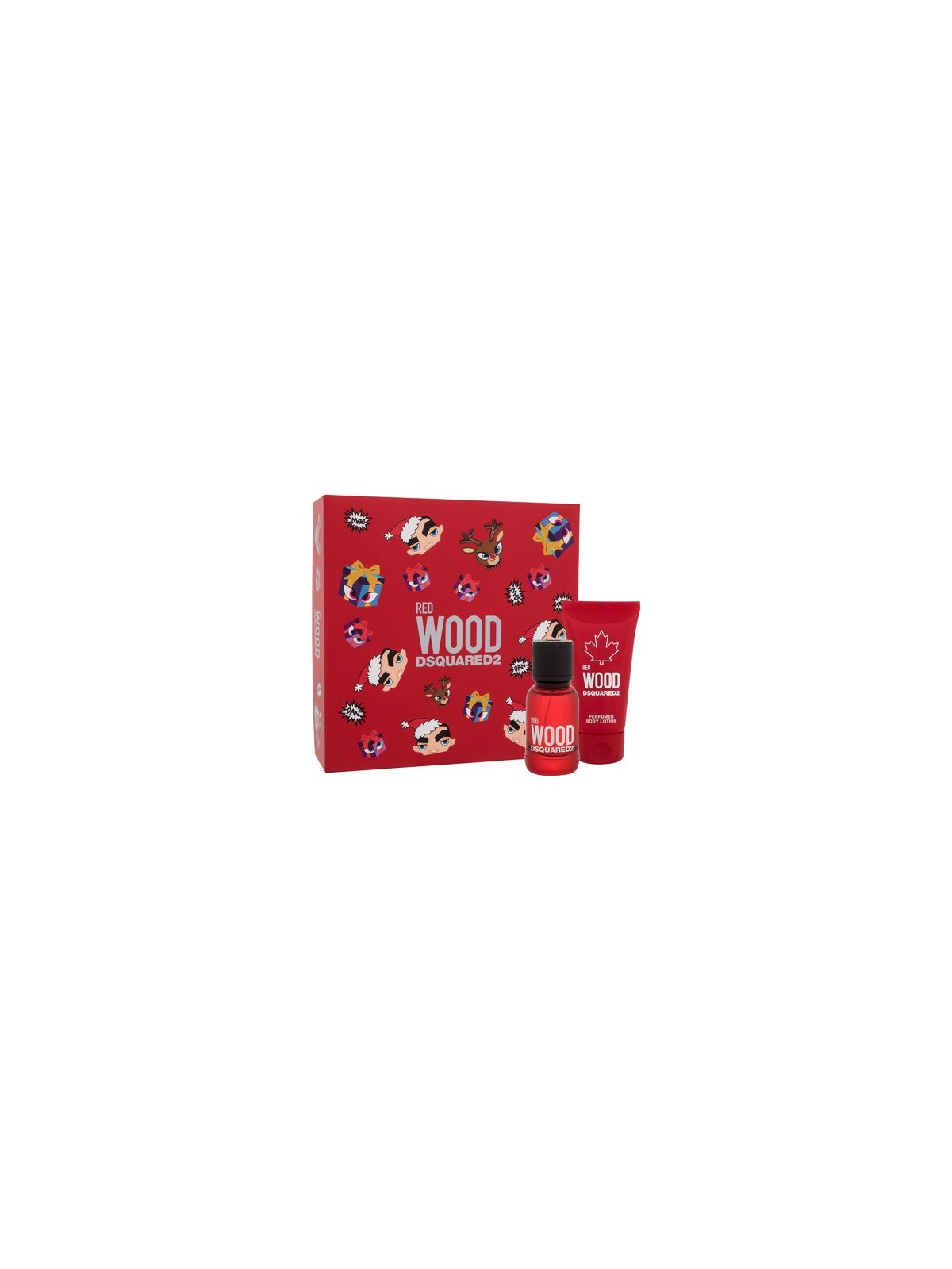 Dsquared2 Red Wood Drkov sada eau de toilette 30 ml a tlov mlko