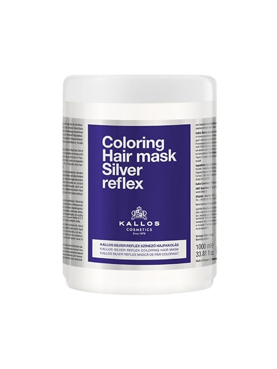 Kallos Silver Reflex Maschera per Capelli Biondi Argento 1000ml
