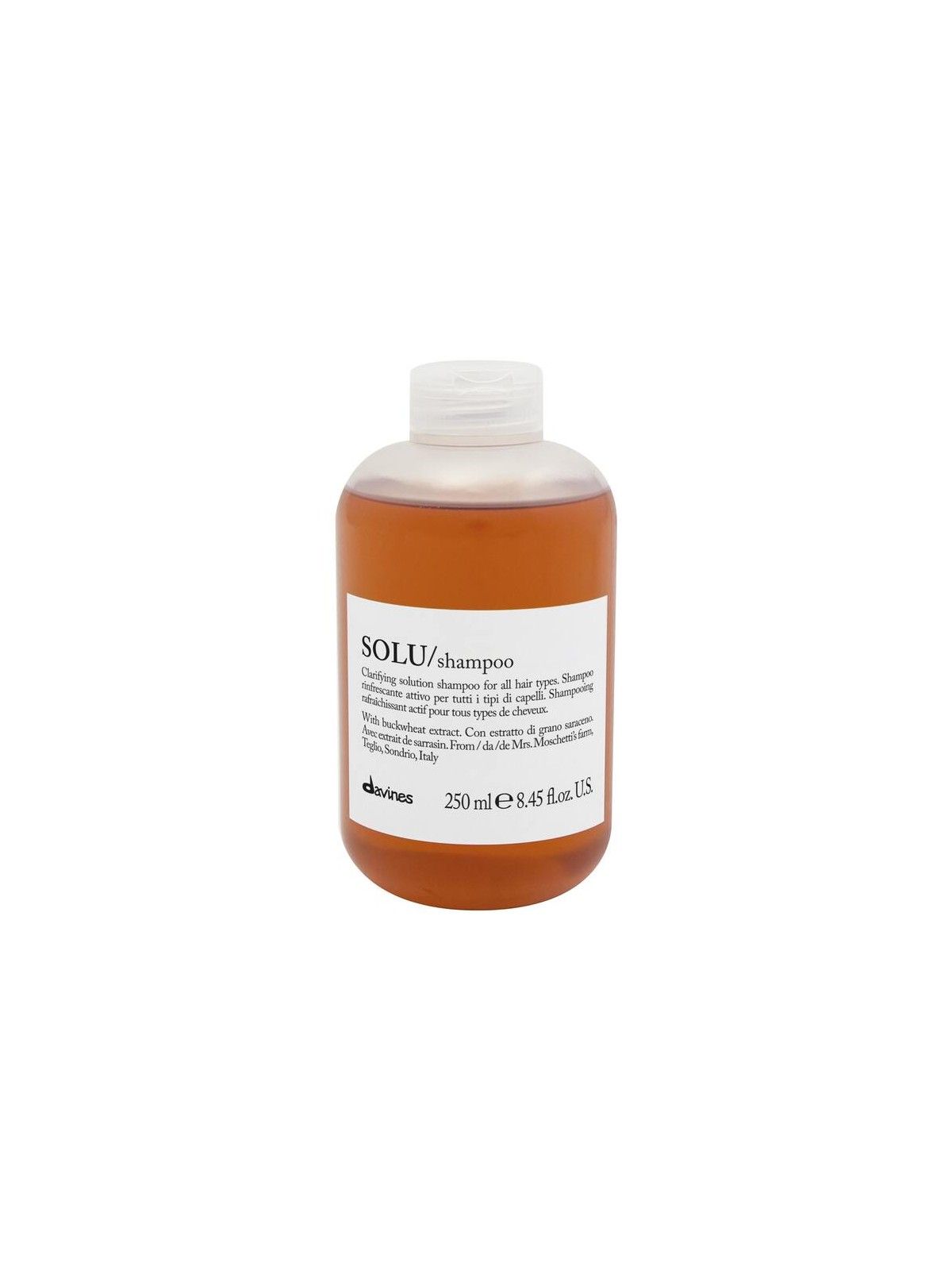 Davines SOLU Shampoo Chiarificante Shampoo pulizia profonda con