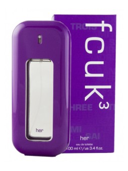 FCUK FCUK 3 for Her Eau De Toilette 100ml donna