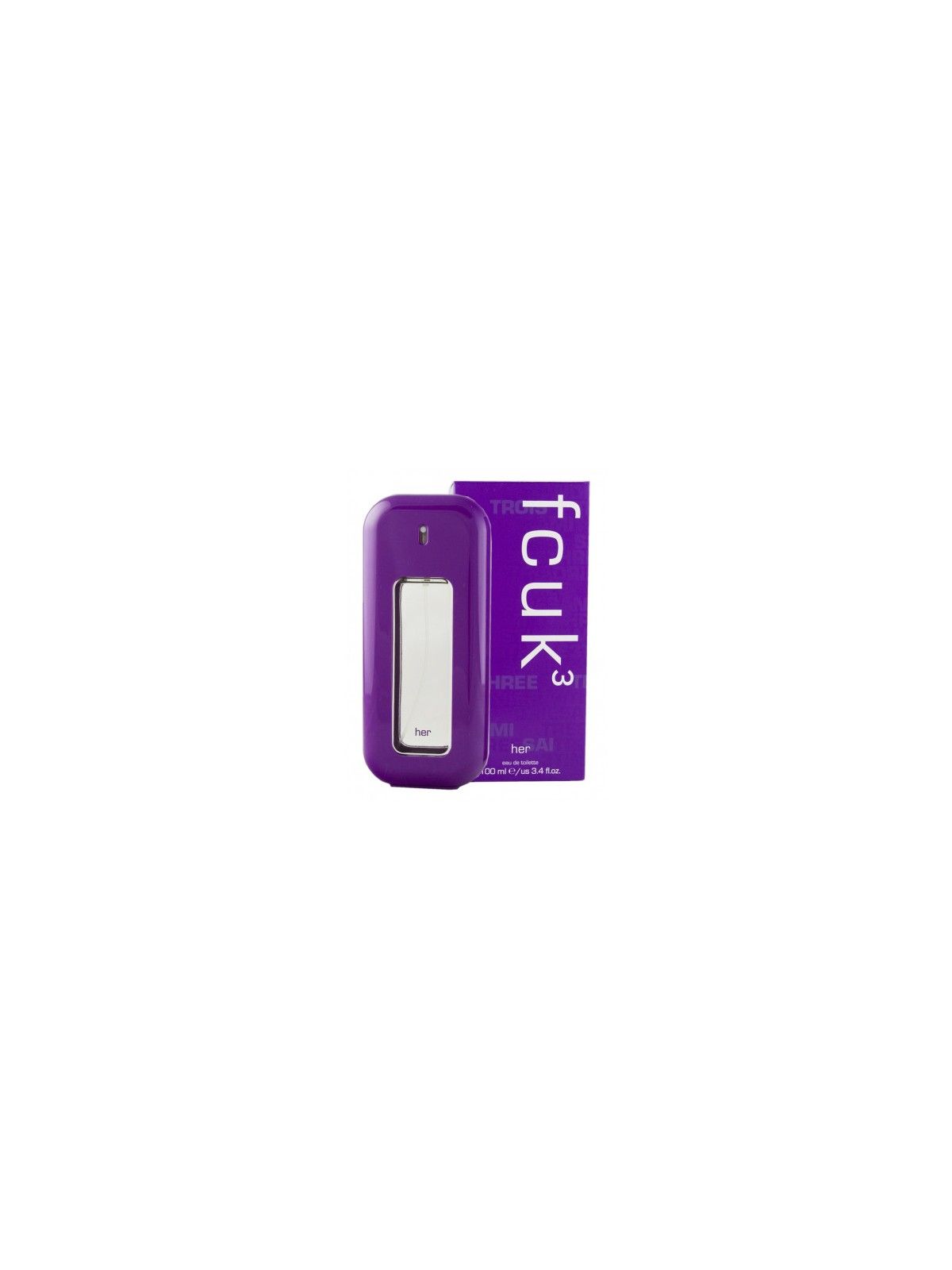 FCUK FCUK 3 for Her Eau De Toilette 100ml donna