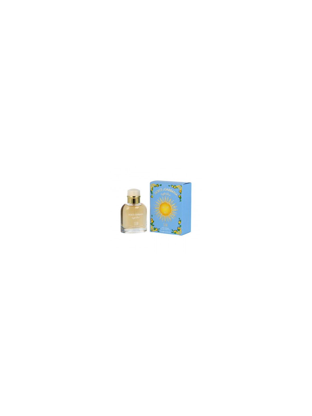 Dolce Gabbana Light Blue Sun Pour Homme Eau De Toilette 75ml