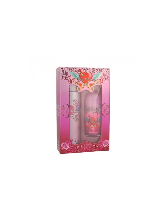 Cuba Heartbreaker EDP 100ml Deodorante RollOn 50ml donna