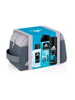 Adidas Ice Dive Edt 100 Gel 250 Bs150 Borsa da Toilette Unisex