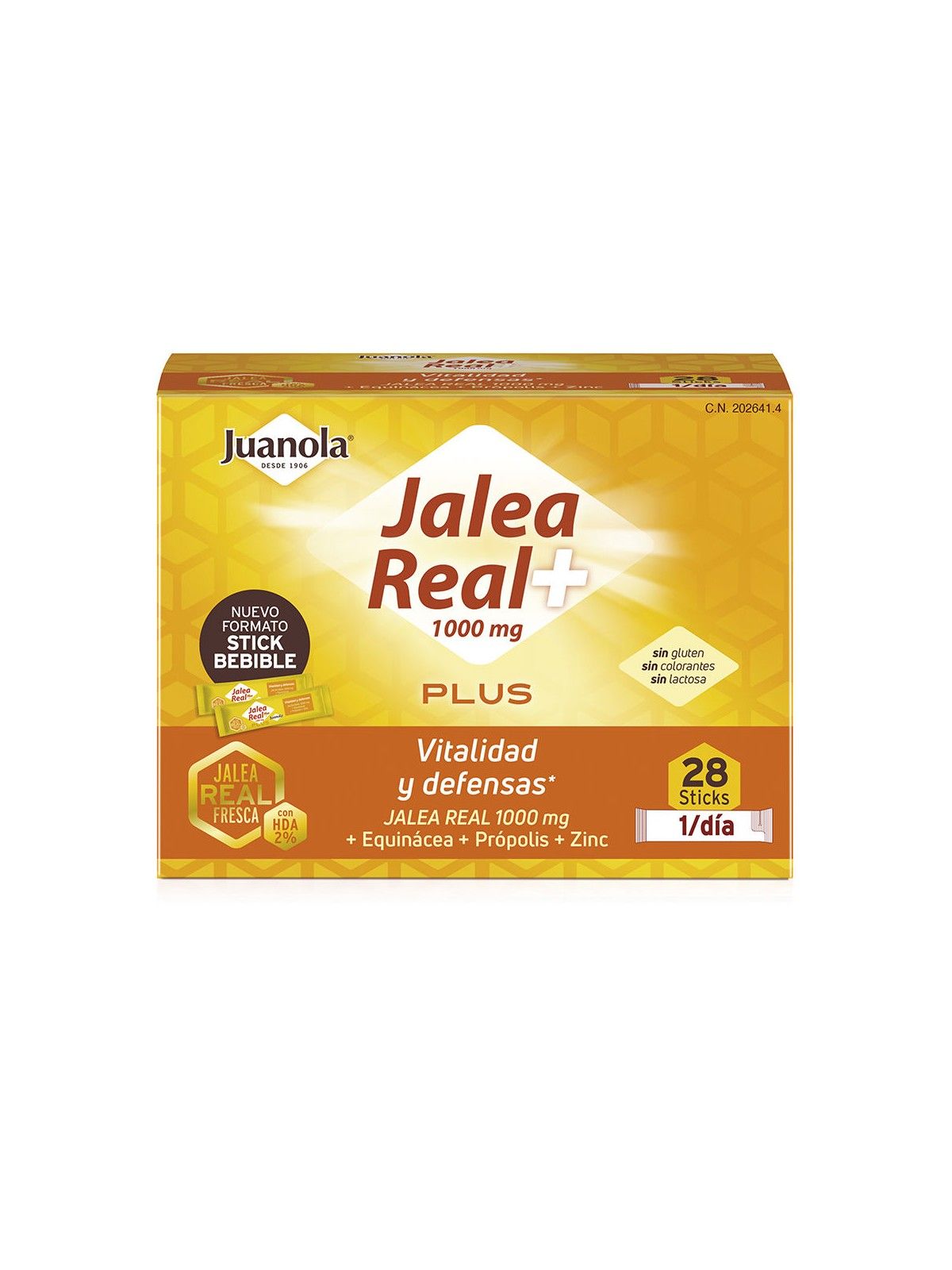 Juanola Stick di Gelatina Reale ENERGIA 28 unit unisex