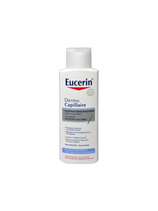 Eucerin Dermocapillaire Shampoo con 5 UREA per pelle secca