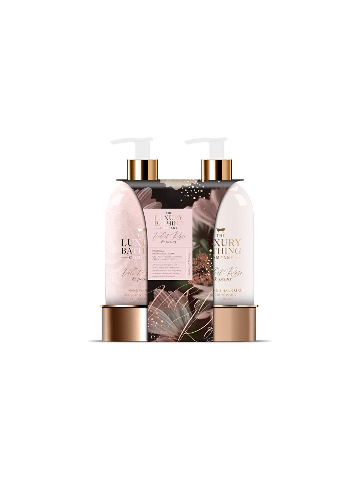 Grace Cole Velvet Rose Peony Set Cura delle Mani Rosa Peonia