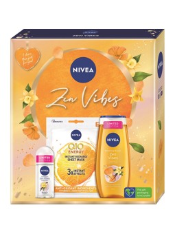 Nivea Zen Vibes Set Set Regalo per la Cura del Viso e del Corpo
