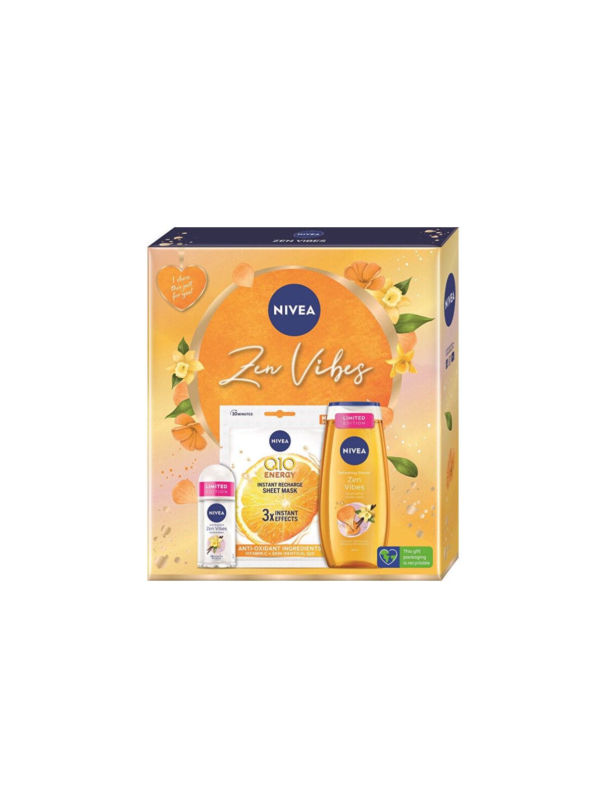 Nivea Zen Vibes Set Set Regalo per la Cura del Viso e del Corpo