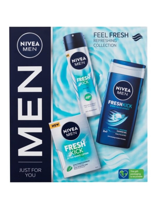 Nivea Men Fresh Kick Set Regalo Freschezza Uomo 100ml