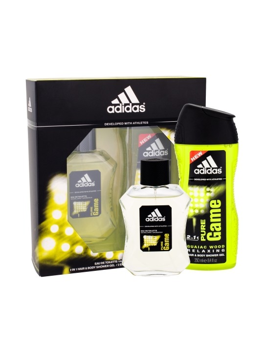 Adidas Pure Game Gift Set eau de toilette 100 ml and Shower Gel