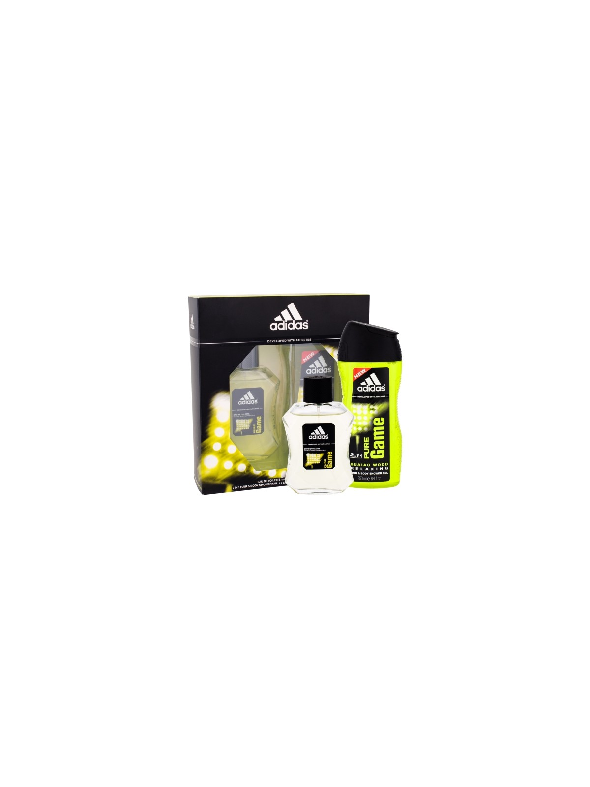 Adidas Pure Game Gift Set eau de toilette 100 ml and Shower Gel