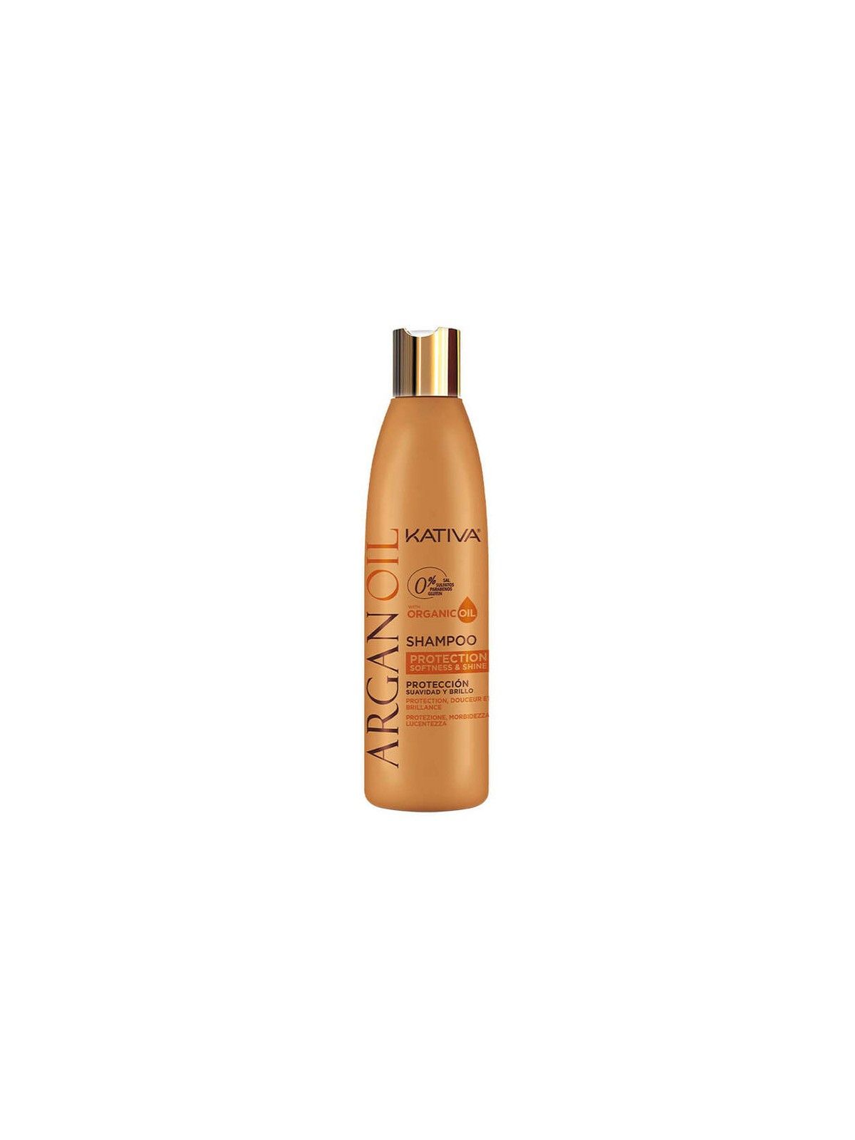 Kativa Shampoo allOlio di Argan Nutriente con Effetto Idratante
