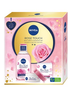 Nivea Set Rose Touch Set Regalo Cura della Pelle Donna