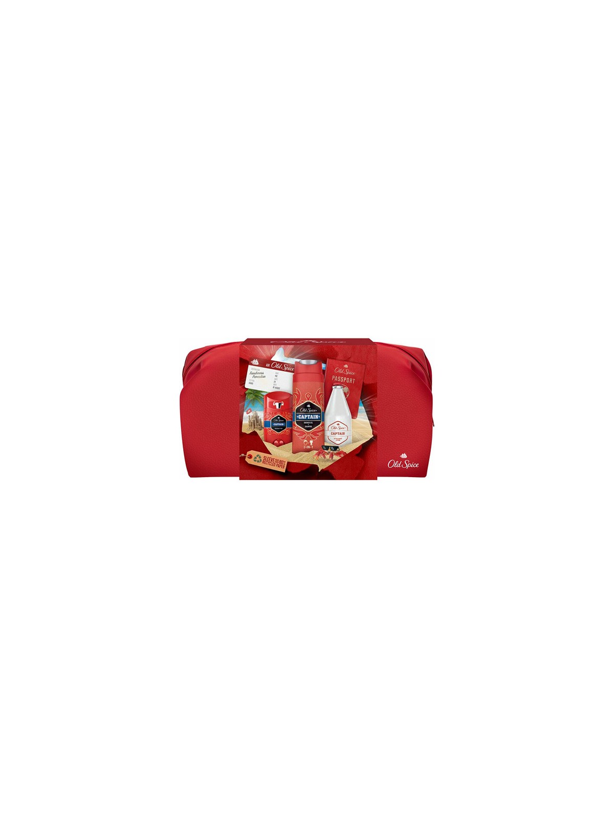 Old Spice Set Viaggiatore Capitano Cura del Corpo Regalo Uomo