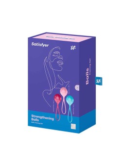 SATISFYER palline di rafforzamento allenamento pelvico 3un donna