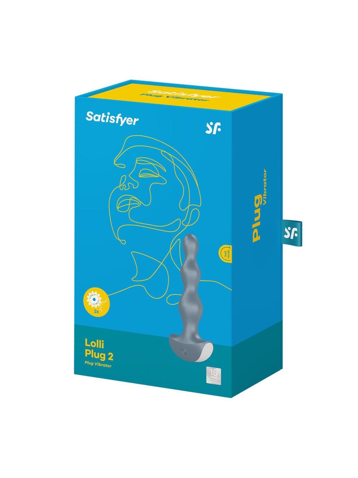 SATISFYER lolliplug 2 vibratore anale verde 1un unisex