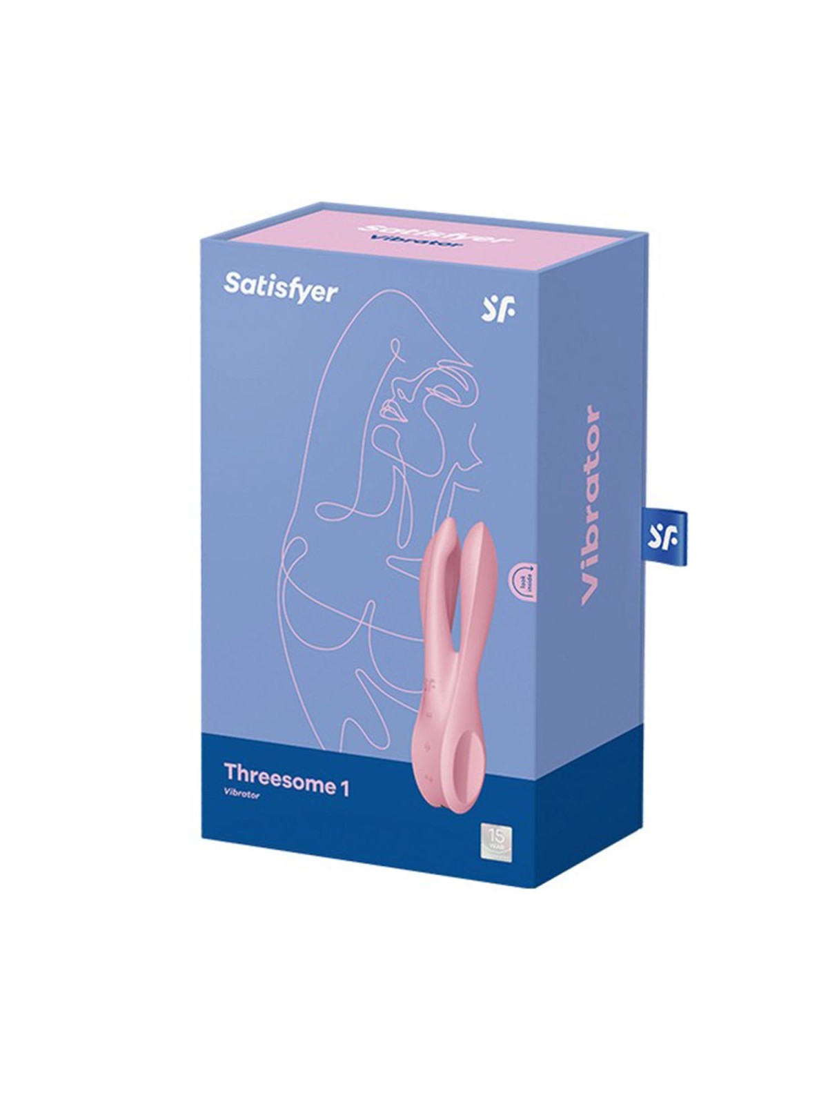 SATISFYER threesome 1 vibratore rosa 1un donna
