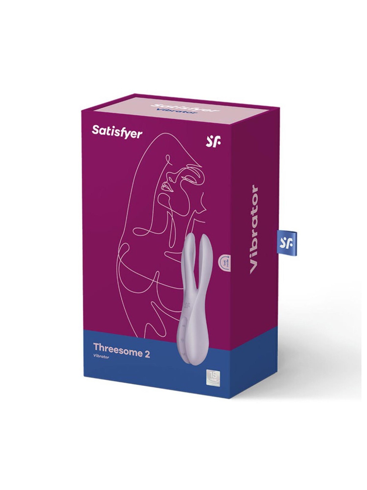 SATISFYER threesome 2 vibratore viola 1un donna