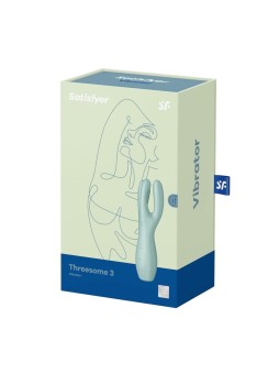SATISFYER threesome 3 vibratore verde 1un donna