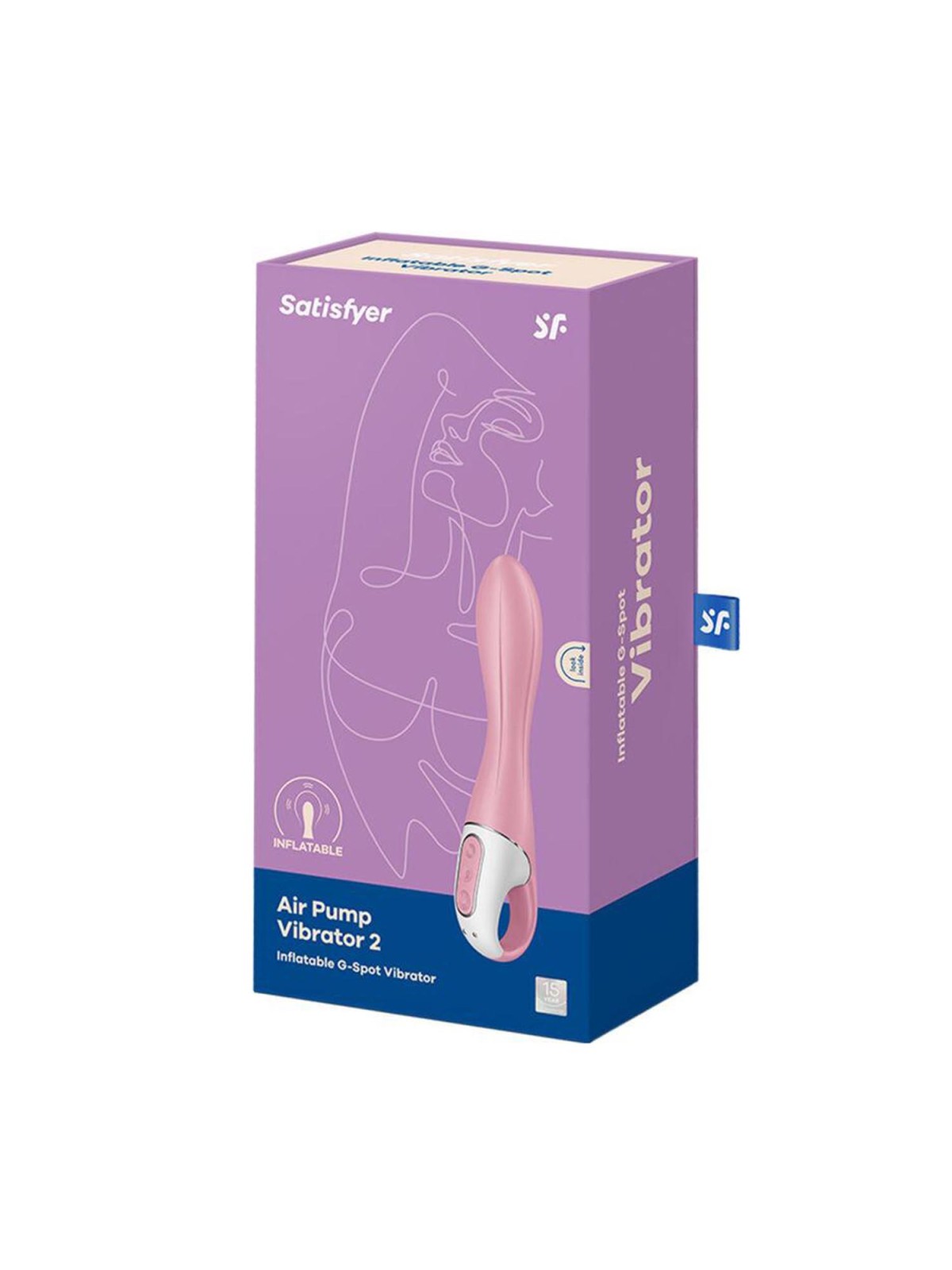 SATISFYER vibratore gonfiabile con pompa daria 2 punto G
