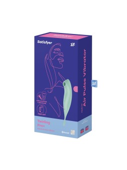 SATISFYER Twirling Pro Vibratore Ibrido con Aria App Menta 1