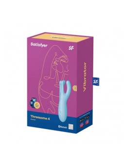 SATISFYER threesome 4 vibratore blu 1un donna
