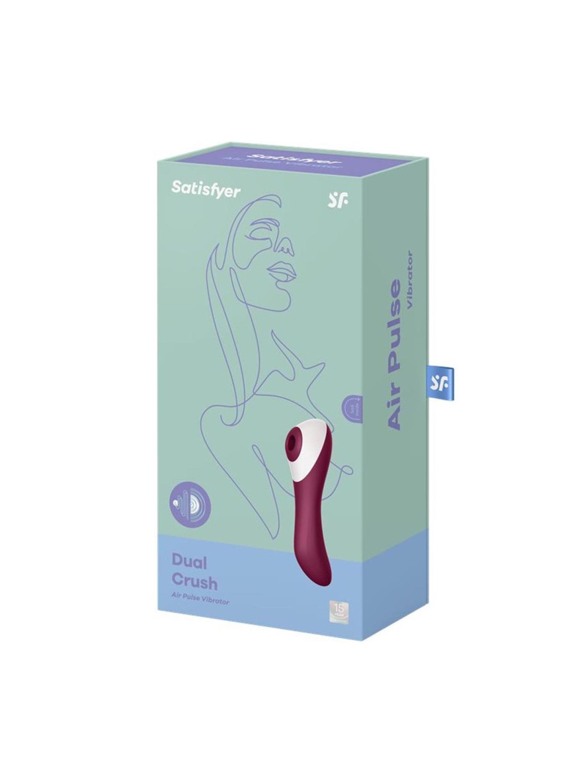 SATISFYER Dual Crush Vibratore ad Aria 1un Donna