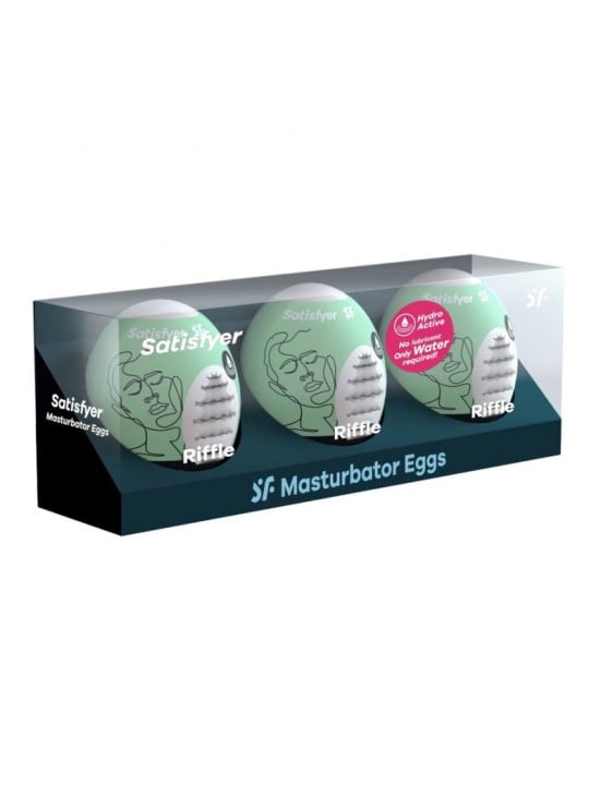 SATISFYER riffle uova masturbatori 3 1un unisex uomo