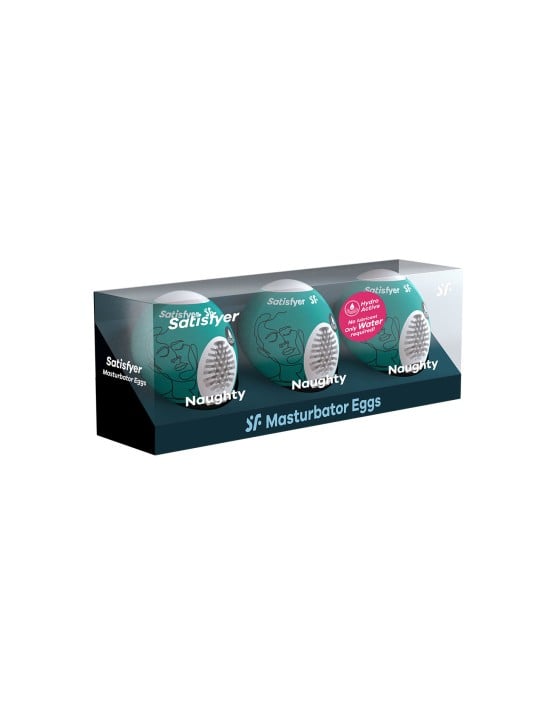 SATISFYER Noughty Huevos Masturbatori 3 1un Unisex Uomo