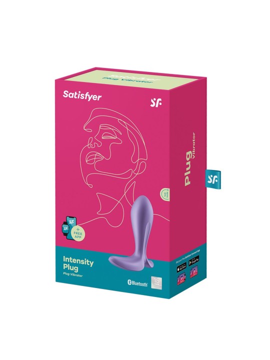 SATISFYER Power Plug Vibratore Anale Viola 1un Unisex