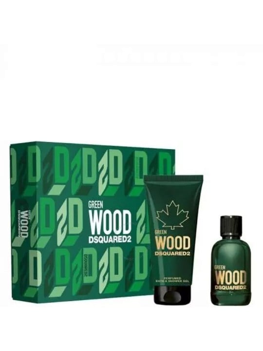 Dsquared2 GREEN WOOD LOT 2 pcs unisex 2pz