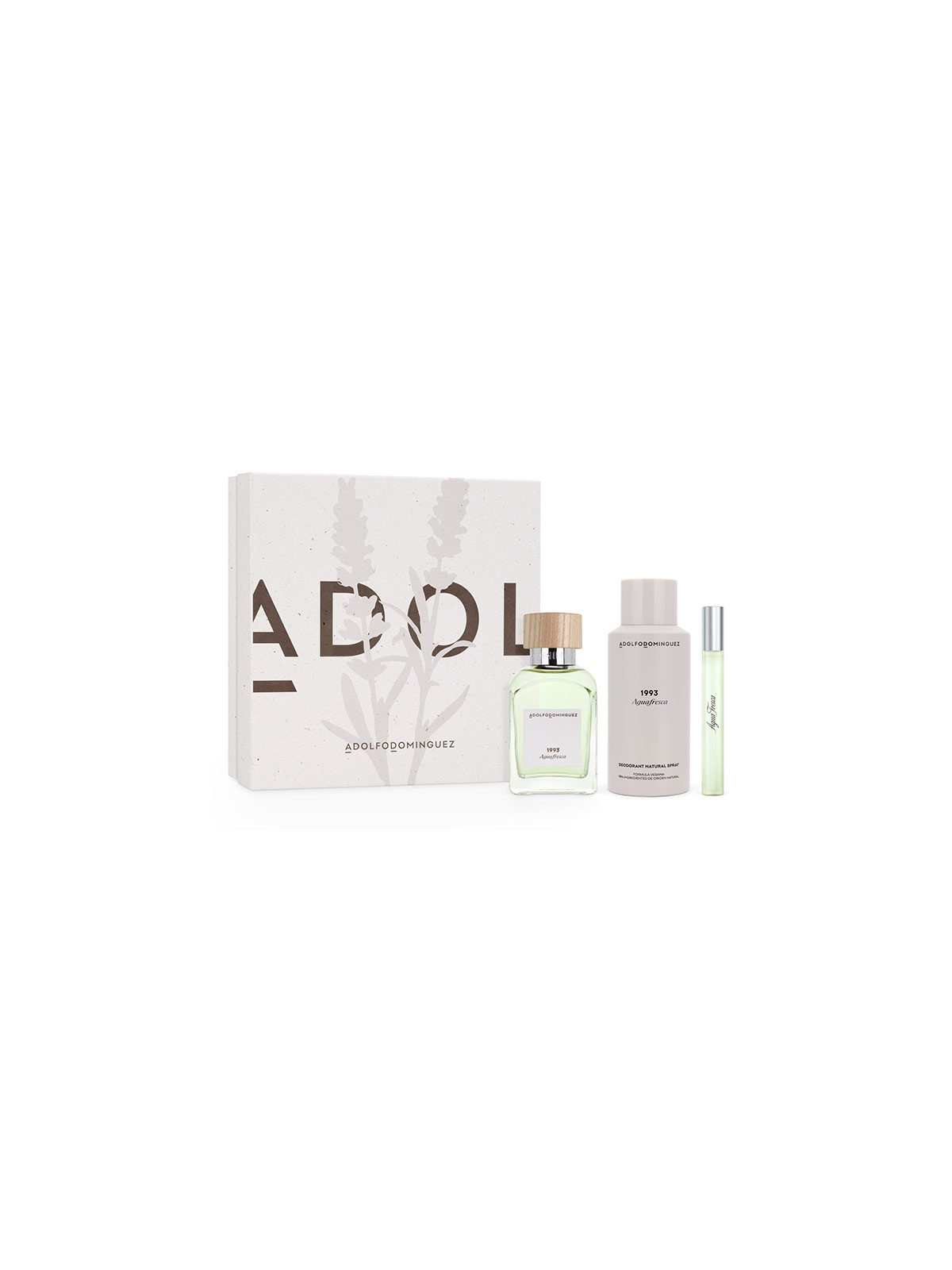 Adolfo Dominguez ACQUA FRESCA set 3 unit unisex profumo fresco