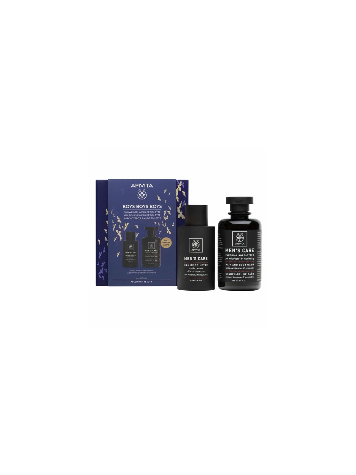 Apivita MEN S CARE EAU DE TOILETTE LOT 2 unit uomo
