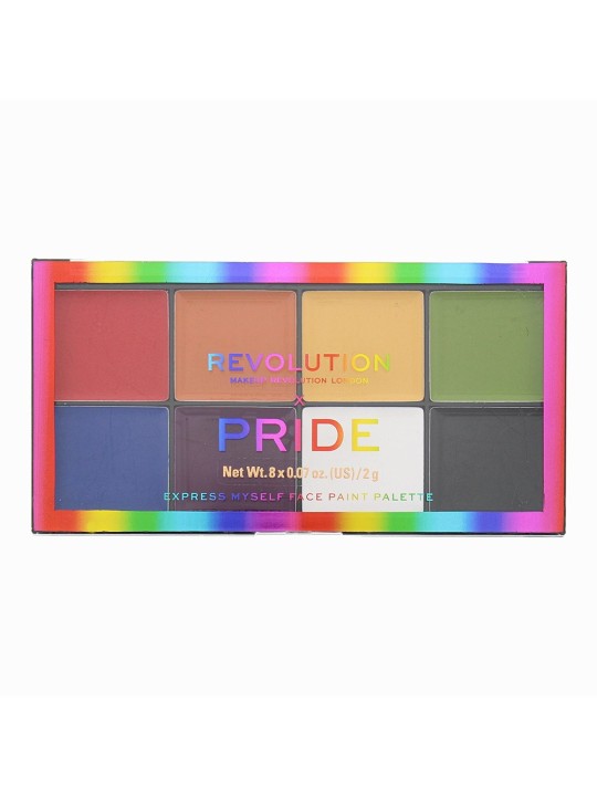 Makeup Revolution Pride Express Myself Palette Viso 8 x 2 g