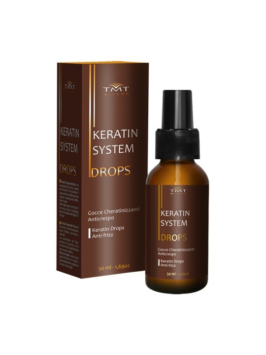 TMT Keratin System Drops 50ml – Gocce Cheratina Anticrespo Ristrutturanti Capelli Tmt www.essenzetotalstyle.com 