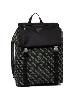 Guess Zaino Salameda in Poliestere Nero con Compartimento per