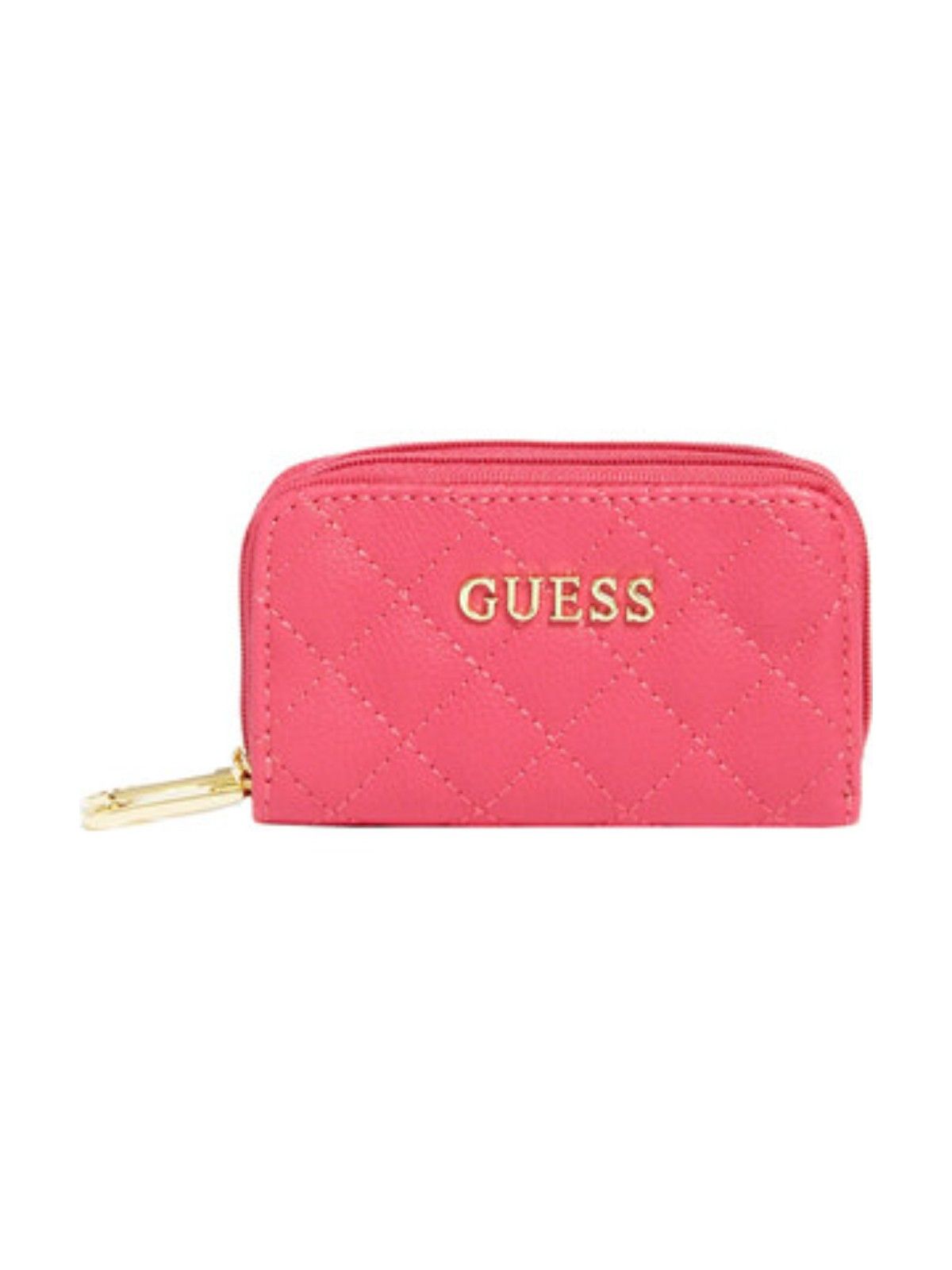 Guess Borsa Earlene in Poliestere con Doppia Cerniera Rosa 10 x