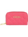 Guess Borsa Earlene in Poliestere con Doppia Cerniera Rosa 10 x