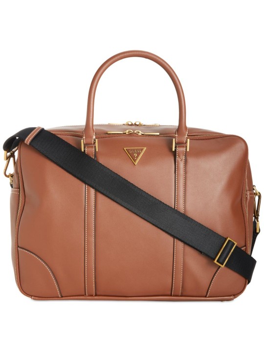 Guess Guess Borsa in Poliuretano con Compartimento per Laptop